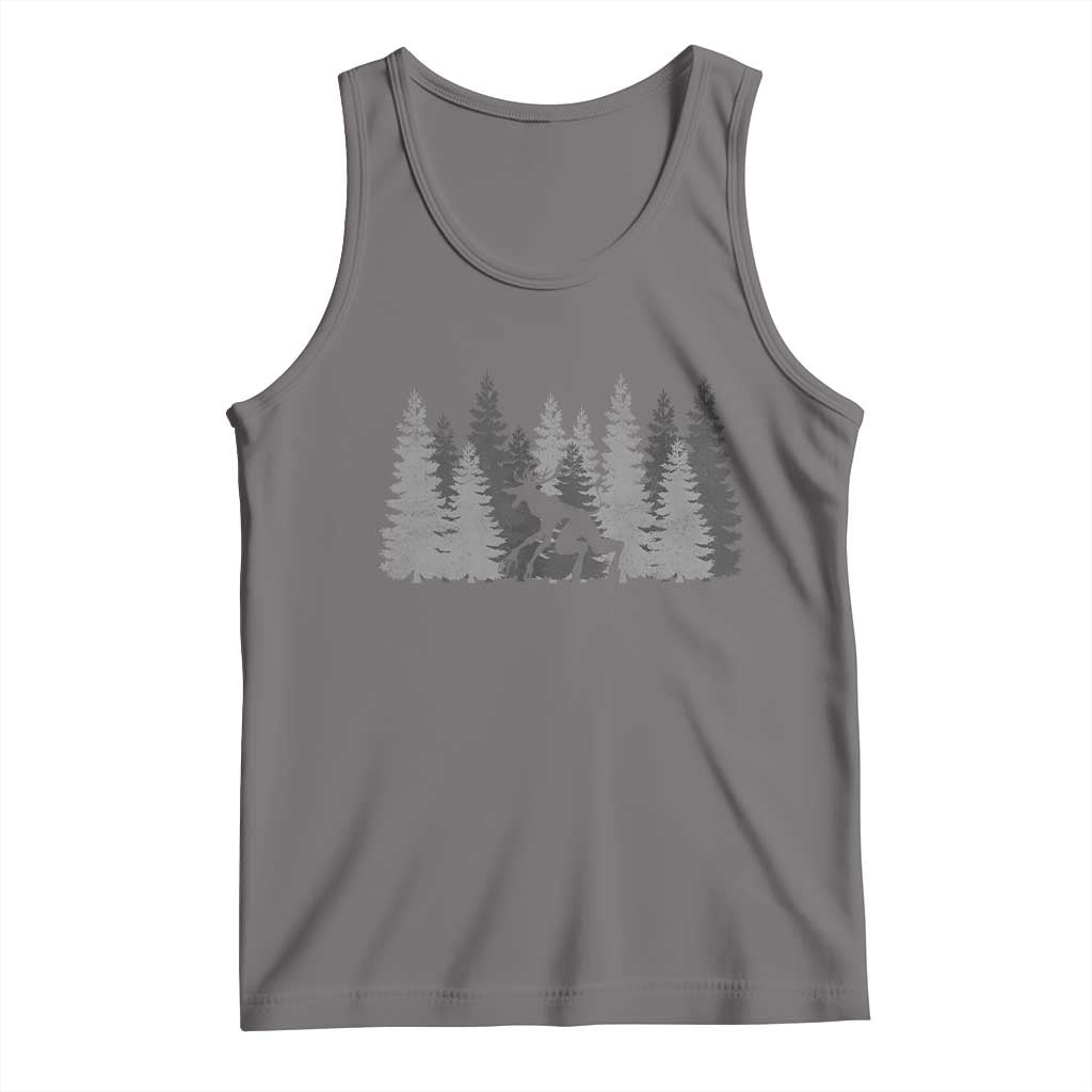 Wendigo Tank Top Mountain Trees Cryptid Occult Dark Fantasy - Wonder Print Shop