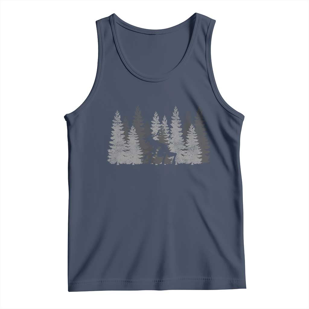 Wendigo Tank Top Mountain Trees Cryptid Occult Dark Fantasy - Wonder Print Shop