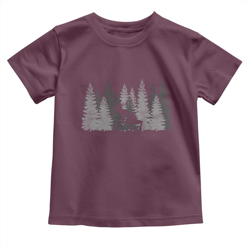 Wendigo Toddler T Shirt Mountain Trees Cryptid Occult Dark Fantasy - Wonder Print Shop