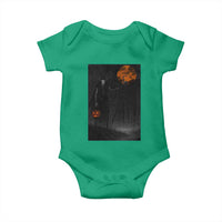 Halloween Wendigo Baby Onesie Scary Pumpkin Moon - Wonder Print Shop