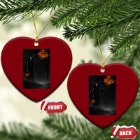 Halloween Wendigo Ceramic Ornament Scary Pumpkin Moon - Wonder Print Shop