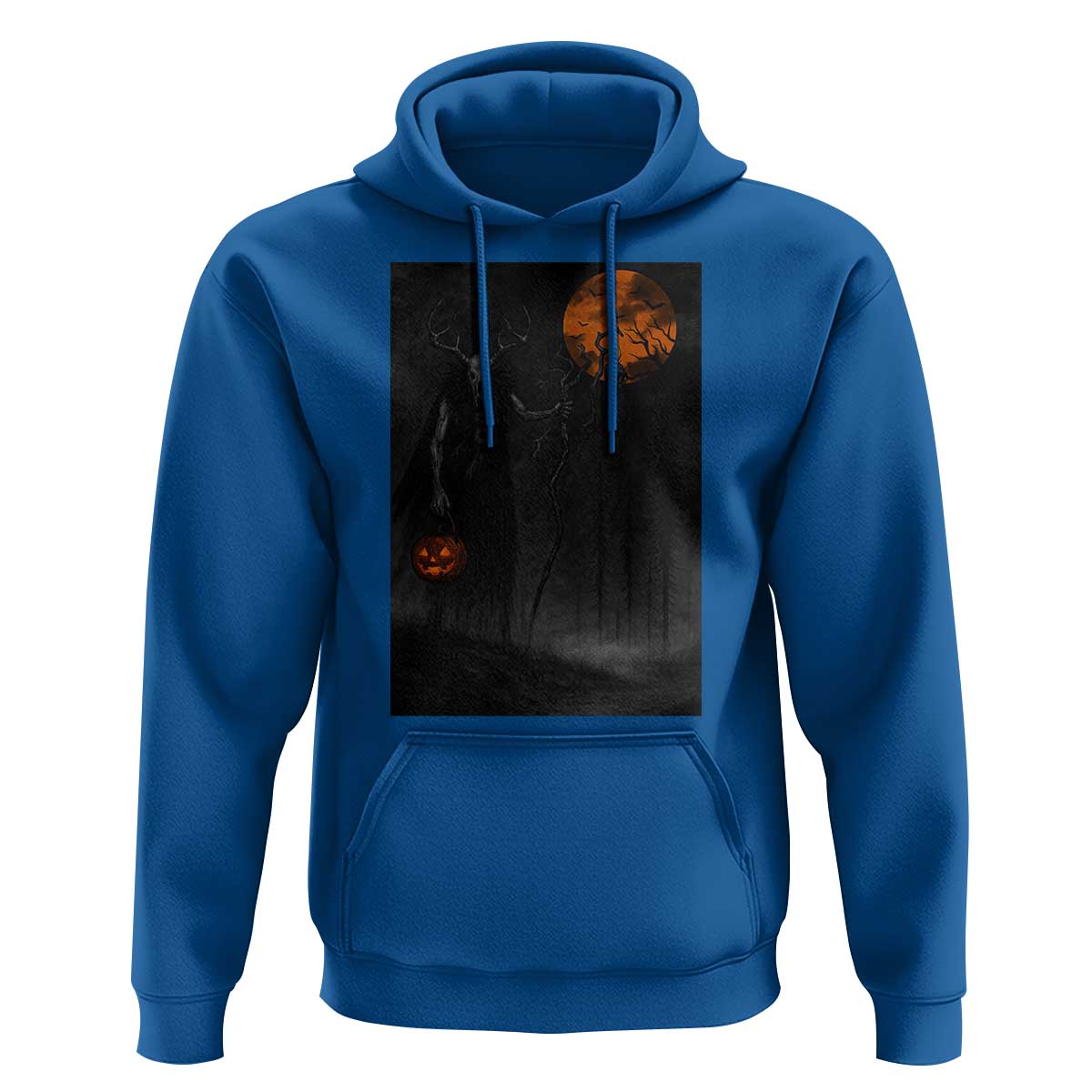 Halloween Wendigo Hoodie Scary Pumpkin Moon - Wonder Print Shop