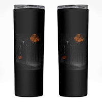 Halloween Wendigo Skinny Tumbler Scary Pumpkin Moon - Wonder Print Shop