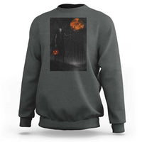 Halloween Wendigo Sweatshirt Scary Pumpkin Moon - Wonder Print Shop
