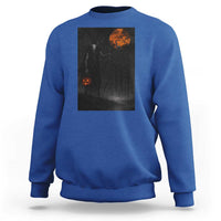 Halloween Wendigo Sweatshirt Scary Pumpkin Moon - Wonder Print Shop