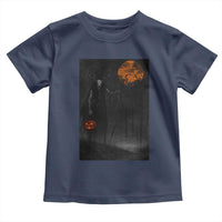 Halloween Wendigo Toddler T Shirt Scary Pumpkin Moon - Wonder Print Shop