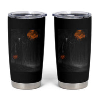 Halloween Wendigo Tumbler Cup Scary Pumpkin Moon - Wonder Print Shop
