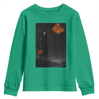 Halloween Wendigo Youth Sweatshirt Scary Pumpkin Moon - Wonder Print Shop