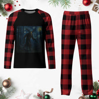 Wendigo Starry Night Plaid Pajama Set Van Gogh Dark Fantasy Cryptid Lovers - Wonder Print Shop