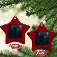 Wendigo Starry Night Ceramic Ornament Van Gogh Dark Fantasy Cryptid Lovers - Wonder Print Shop