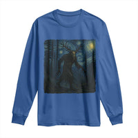 Wendigo Starry Night Long Sleeve Shirt Van Gogh Dark Fantasy Cryptid Lovers - Wonder Print Shop