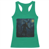 Wendigo Starry Night Racerback Tank Top Van Gogh Dark Fantasy Cryptid Lovers - Wonder Print Shop