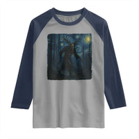 Wendigo Starry Night Raglan Shirt Van Gogh Dark Fantasy Cryptid Lovers - Wonder Print Shop