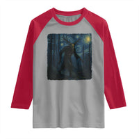 Wendigo Starry Night Raglan Shirt Van Gogh Dark Fantasy Cryptid Lovers - Wonder Print Shop