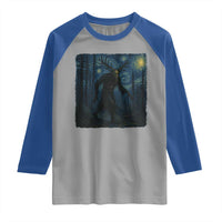 Wendigo Starry Night Raglan Shirt Van Gogh Dark Fantasy Cryptid Lovers - Wonder Print Shop