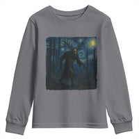 Wendigo Starry Night Youth Sweatshirt Van Gogh Dark Fantasy Cryptid Lovers - Wonder Print Shop