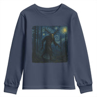 Wendigo Starry Night Youth Sweatshirt Van Gogh Dark Fantasy Cryptid Lovers - Wonder Print Shop