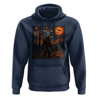 Bigfoot Starry Night Hoodie Funny Halloween Van Gogh Sasquatch Lovers - Wonder Print Shop