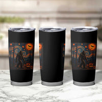 Bigfoot Starry Night Tumbler Cup Funny Halloween Van Gogh Sasquatch Lovers - Wonder Print Shop