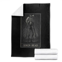 Siren Head Throw Blanket Tarot Card Horror American Cryptid - Wonder Print Shop