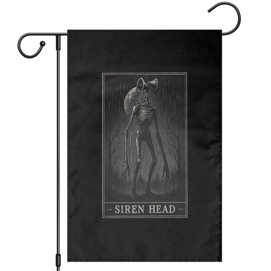 Siren Head Garden Flag Tarot Card Horror American Cryptid - Wonder Print Shop