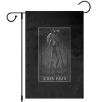 Siren Head Garden Flag Tarot Card Horror American Cryptid - Wonder Print Shop