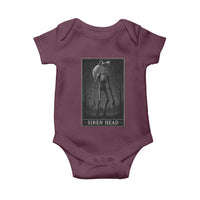 Siren Head Baby Onesie Tarot Card Horror American Cryptid - Wonder Print Shop