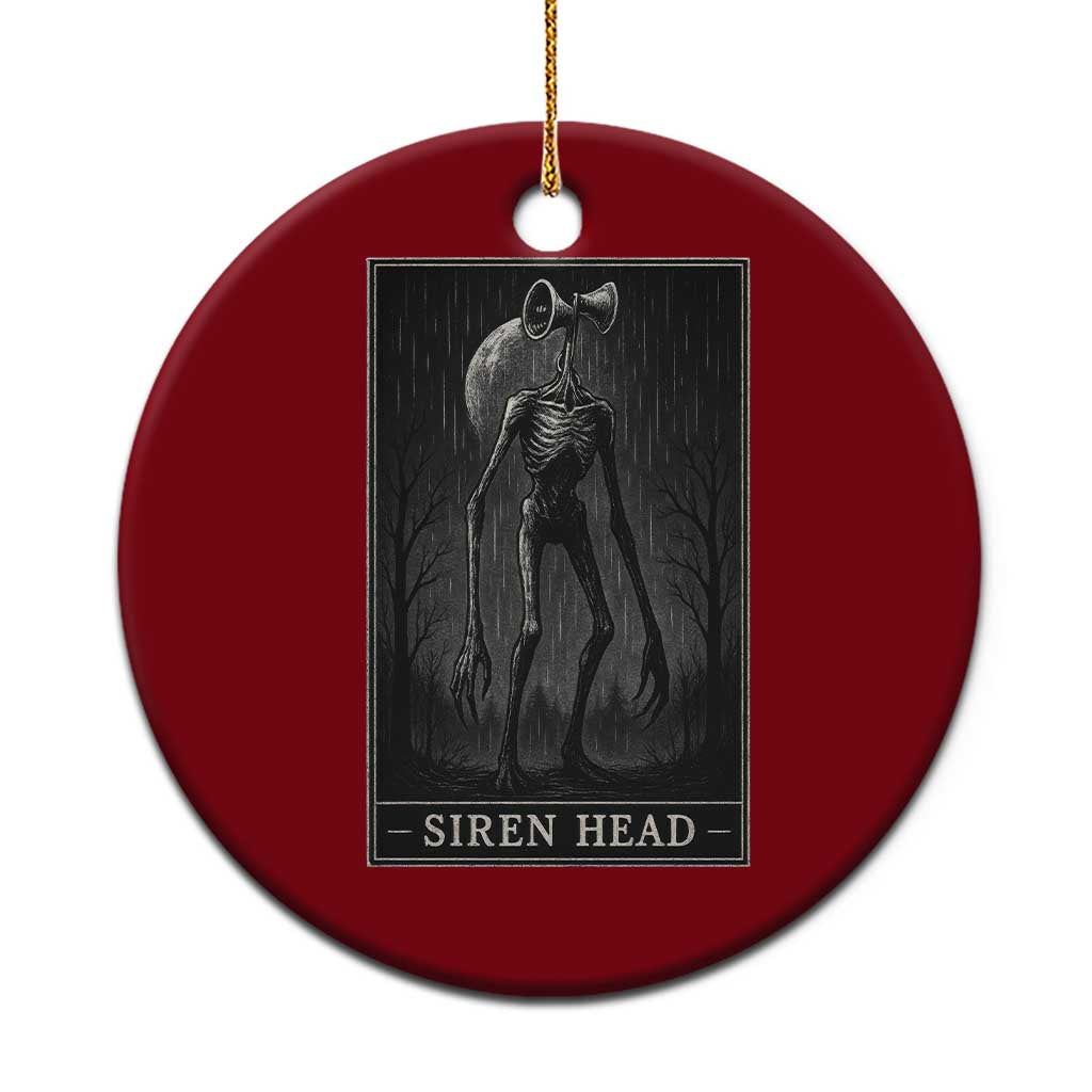 Siren Head Ceramic Ornament Tarot Card Horror American Cryptid - Wonder Print Shop