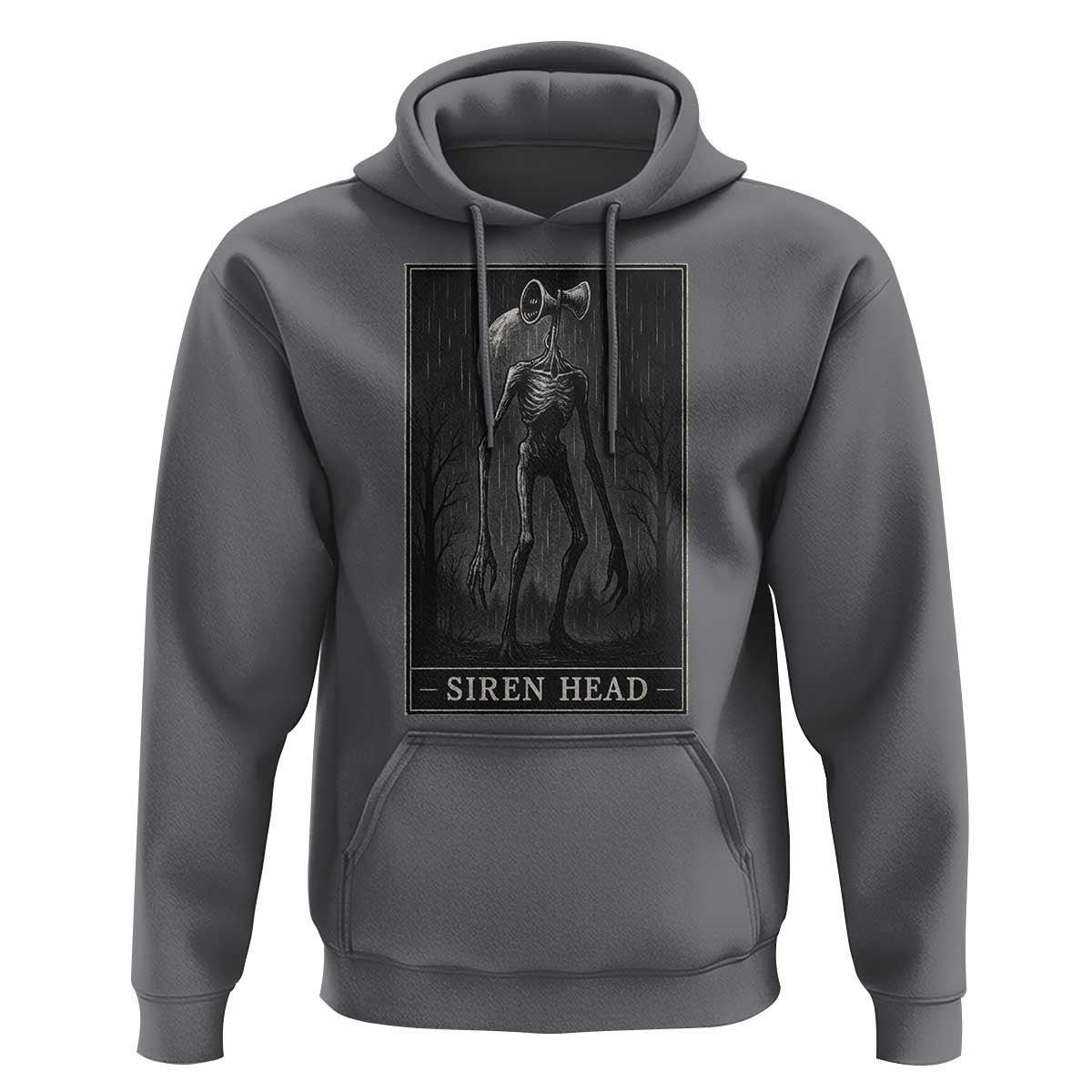 Siren Head Hoodie Tarot Card Horror American Cryptid - Wonder Print Shop