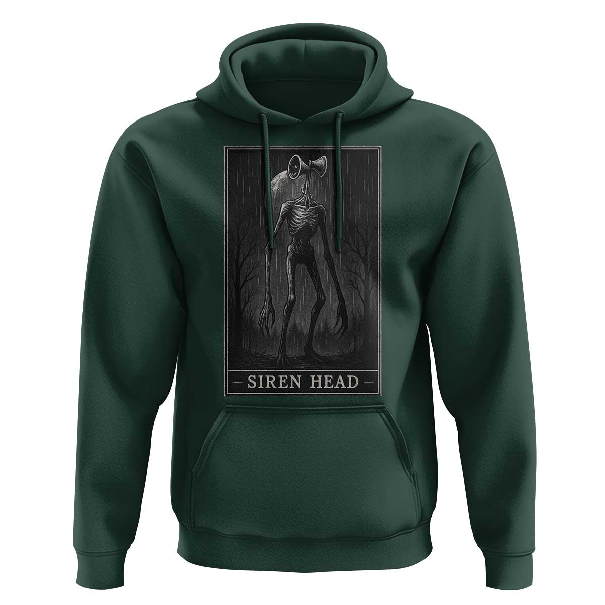 Siren Head Hoodie Tarot Card Horror American Cryptid - Wonder Print Shop