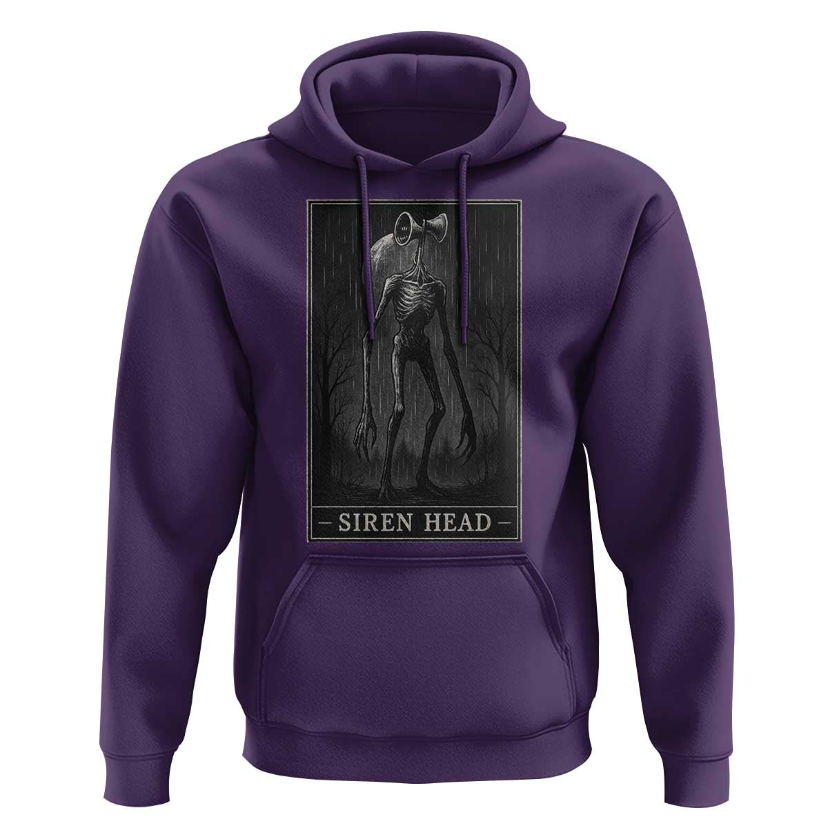 Siren Head Hoodie Tarot Card Horror American Cryptid - Wonder Print Shop