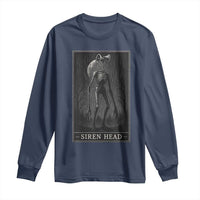 Siren Head Long Sleeve Shirt Tarot Card Horror American Cryptid - Wonder Print Shop