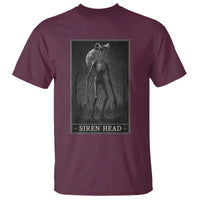 Siren Head T Shirt Tarot Card Horror American Cryptid - Wonder Print Shop