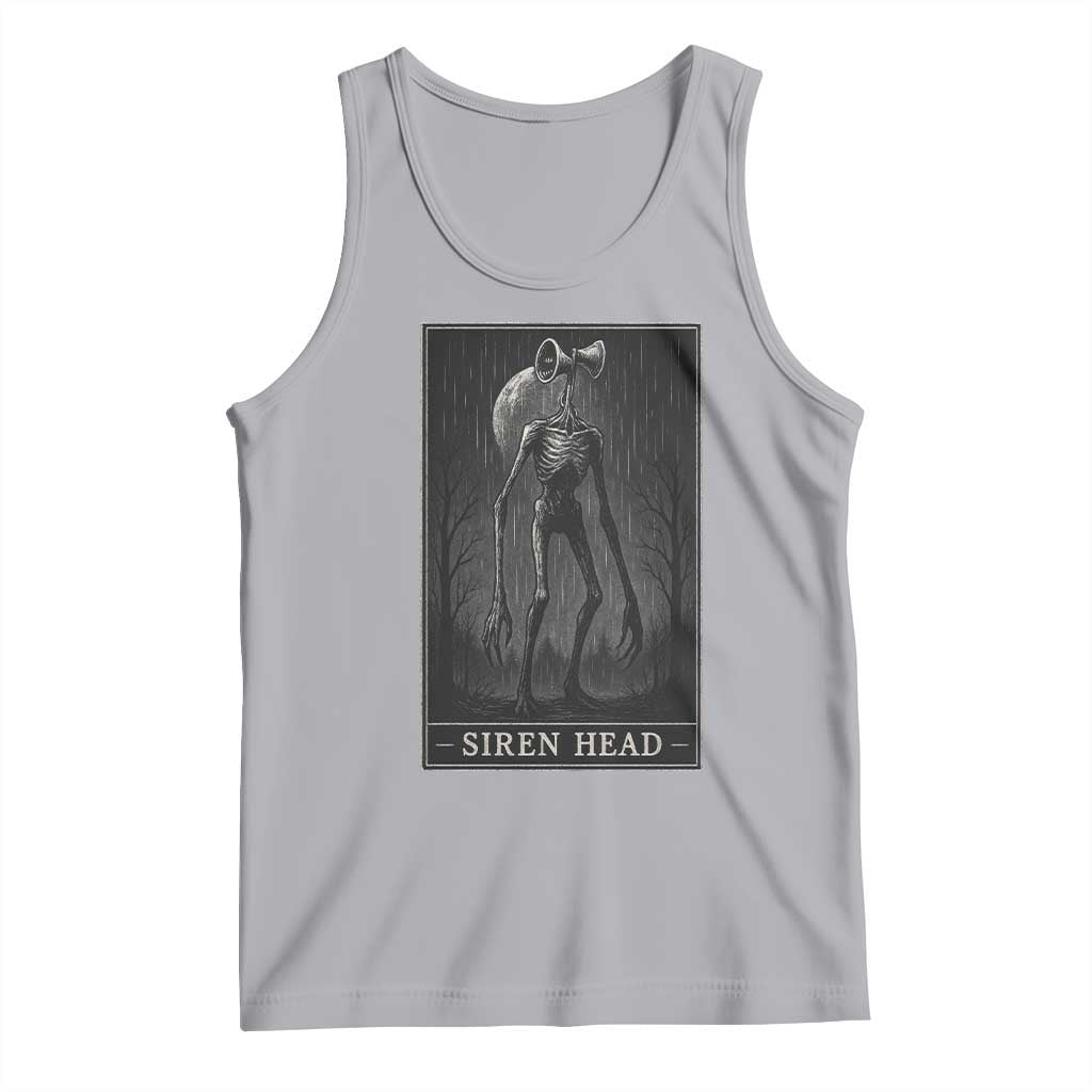 Siren Head Tank Top Tarot Card Horror American Cryptid - Wonder Print Shop