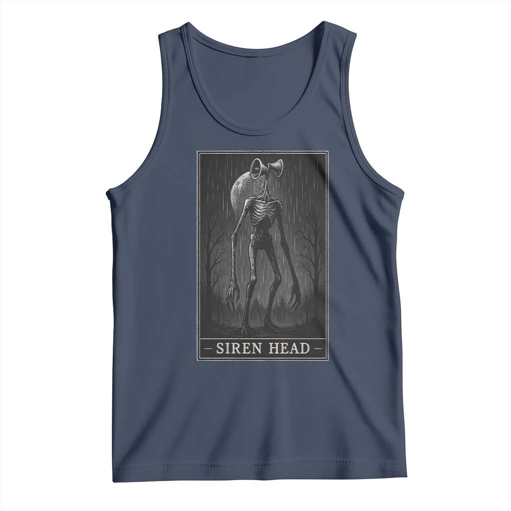 Siren Head Tank Top Tarot Card Horror American Cryptid - Wonder Print Shop