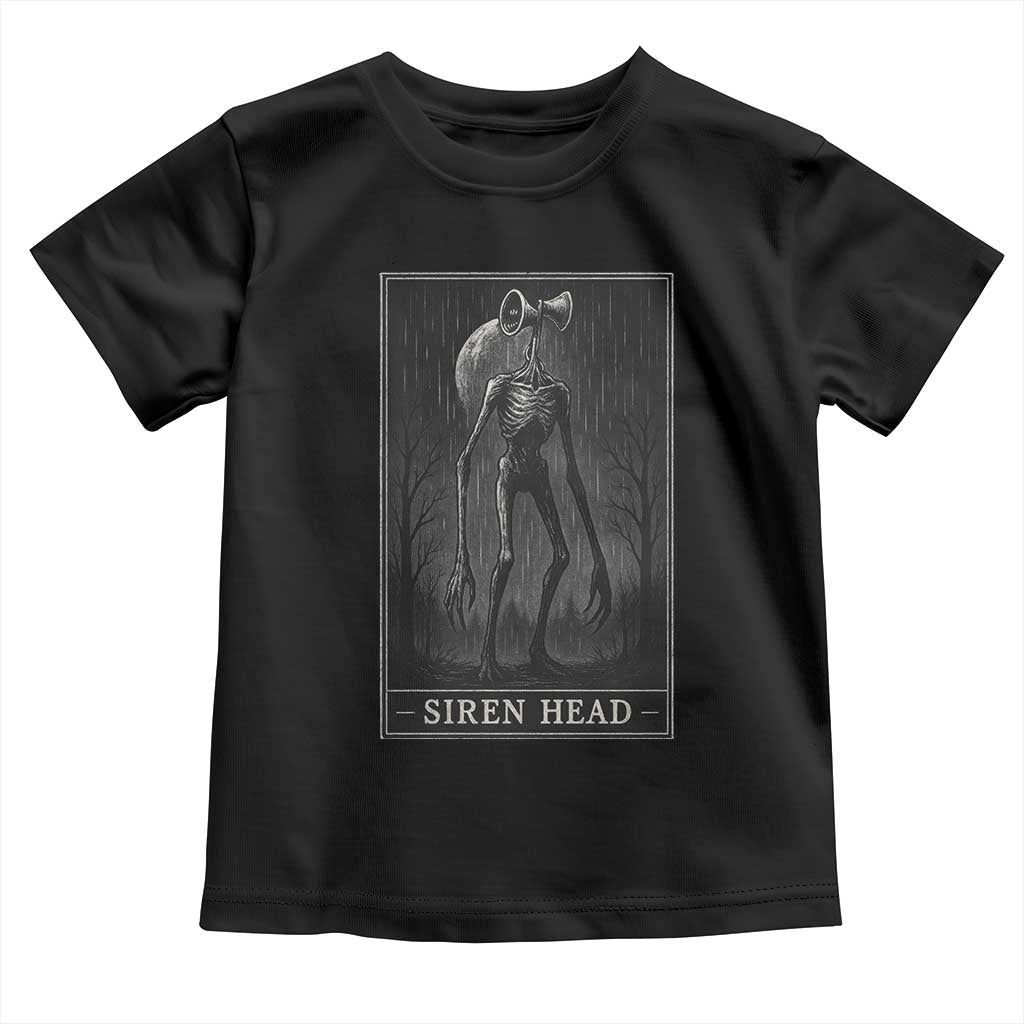 Siren Head Toddler T Shirt Tarot Card Horror American Cryptid - Wonder Print Shop