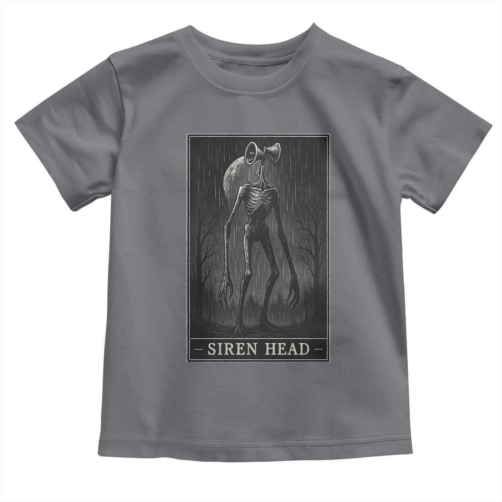 Siren Head Toddler T Shirt Tarot Card Horror American Cryptid - Wonder Print Shop