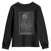 Siren Head Youth Sweatshirt Tarot Card Horror American Cryptid - Wonder Print Shop