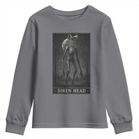 Siren Head Youth Sweatshirt Tarot Card Horror American Cryptid - Wonder Print Shop