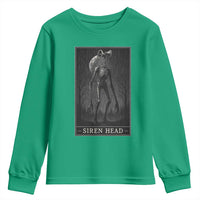 Siren Head Youth Sweatshirt Tarot Card Horror American Cryptid - Wonder Print Shop