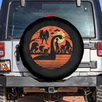 Cryptid Monsters Spare Tire Cover Bigfoot Loch Ness Monster Mothman Aliens Weirdcore Folk Horror