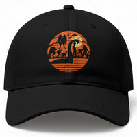 Cryptid Monsters Baseball Cap Bigfoot Loch Ness Monster Mothman Aliens Weirdcore Folk Horror