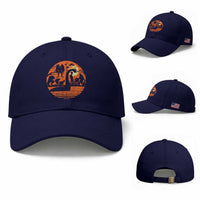 Cryptid Monsters Baseball Cap Bigfoot Loch Ness Monster Mothman Aliens Weirdcore Folk Horror