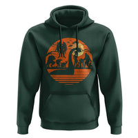 Cryptid Monsters Hoodie Bigfoot Loch Ness Monster Mothman Aliens Weirdcore Folk Horror