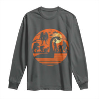Cryptid Monsters Long Sleeve Shirt Bigfoot Loch Ness Monster Mothman Aliens Weirdcore Folk Horror