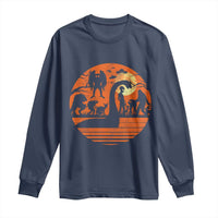 Cryptid Monsters Long Sleeve Shirt Bigfoot Loch Ness Monster Mothman Aliens Weirdcore Folk Horror