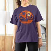 Cryptid Monsters T Shirt For Women Bigfoot Loch Ness Monster Mothman Aliens Weirdcore Folk Horror