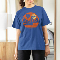 Cryptid Monsters T Shirt For Women Bigfoot Loch Ness Monster Mothman Aliens Weirdcore Folk Horror