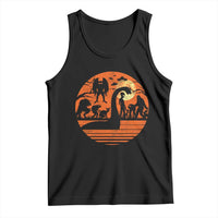 Cryptid Monsters Tank Top Bigfoot Loch Ness Monster Mothman Aliens Weirdcore Folk Horror