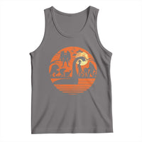 Cryptid Monsters Tank Top Bigfoot Loch Ness Monster Mothman Aliens Weirdcore Folk Horror